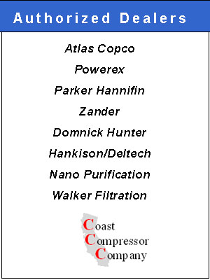 coast compressor authorized dealers